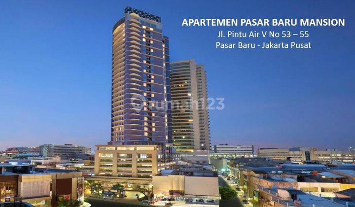 Dijual Apartment pasar baru mansion studio 2