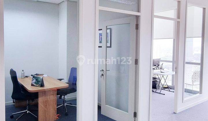 Office Space di Menara Sentraya, Lb 163 Sqm, Siap Pakai, Fully Furnished 2