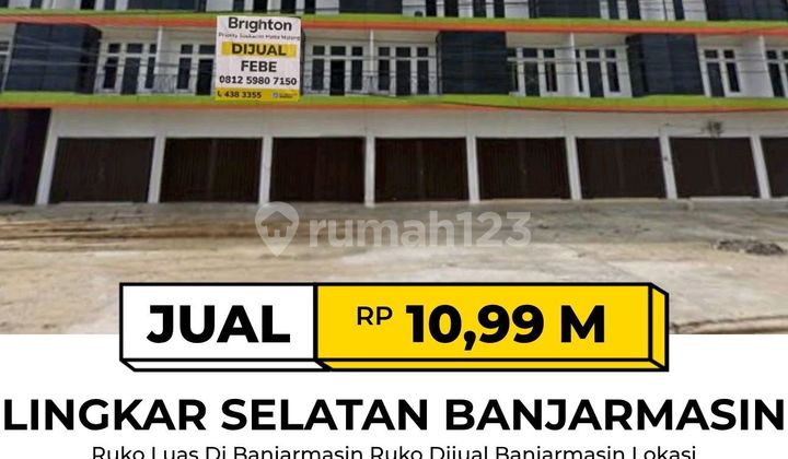 3-Story Shop House in South Banjarmasin