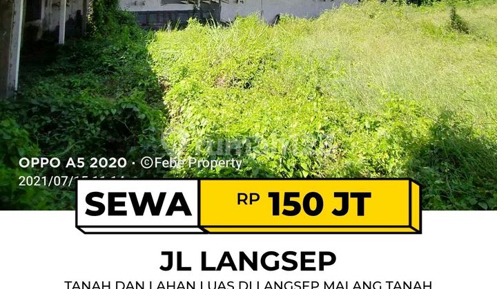 TANAH Dan Lahan Luas Di Langsep Malang TANAH Dan Lahan Luas Di Langsep Malang