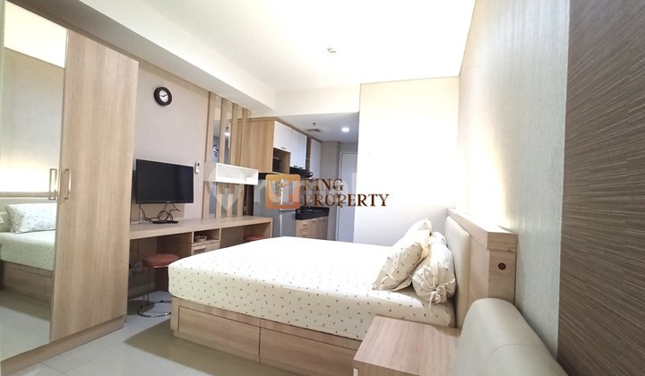 Interior Homey Studio 28m2 Metro Park Residence Kebon Jeruk 1