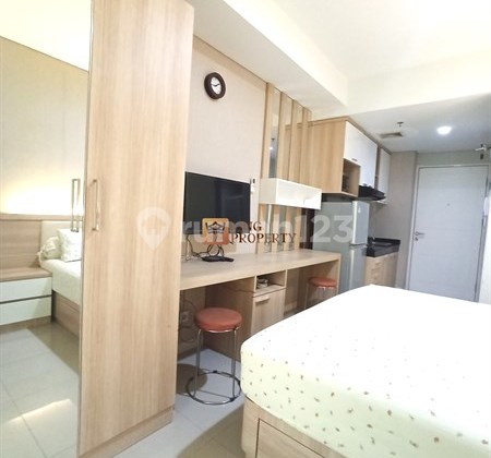 Interior Homey Studio 28m2 Metro Park Residence Kebon Jeruk 8
