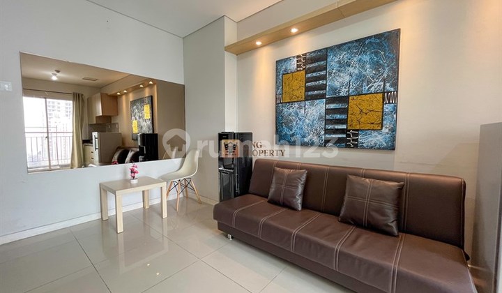 Rent 2Br Madison Park Podomoro City Fully Furnished - Near Central Park & Neo Soho, Facilities include Swimming Pool, Jogging Track, Basketball Court, Gym, Billiard, Sky Garden, EV Charging Station.