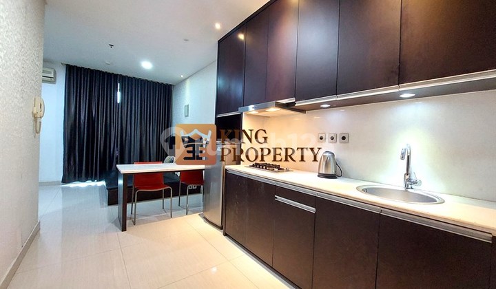 Luxury Dark Modern Living di Central Park Residences - 1Br City View Selatan, Fasilitas Keamanan 24 Jam, Kolam Renang & Kolam Renang Anak, Jogging Track, Lapangan Basket, Tennis Court, Gym