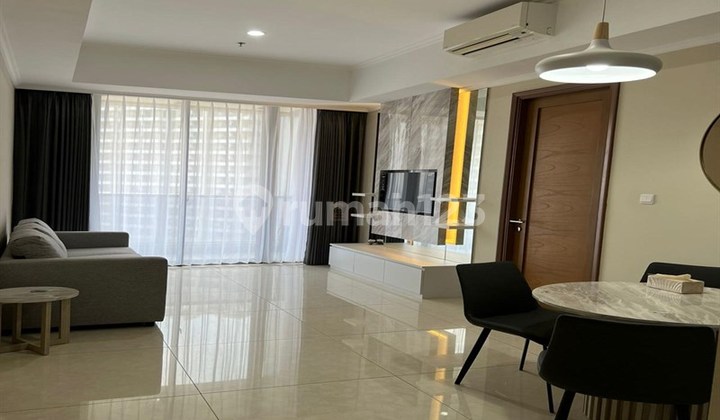 For Rent 2Br 99M² Orchid Garden Residences - Elegant Modern Contemporary | Direct Access to Central Park Mall &amp; Ta, 24-Hour Security Facilities &amp; Access Card, Adult &amp; Children's Swimming Pool