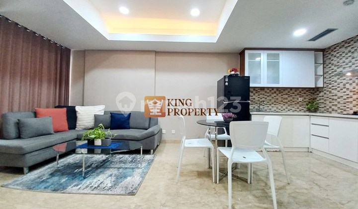 For Rent 1Br The Royale Springhill Residence - Modern Minimalist Interior, Private Elevator, Near Kemayoran Toll Road, 24-Hour Security Facilities, Sky Garden, Park, Children's Playground, BBQ, Club House, Jogging Track, Tennis Court, Gym, Swimming Pool
