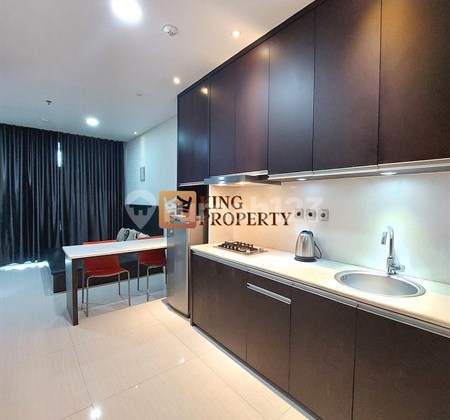 Luxury Dark Modern Living di Central Park Residences - 1Br City View Selatan, Fasilitas Keamanan 24 Jam, Kolam Renang & Kolam Renang Anak, Jogging Track, Lapangan Basket, Tennis Court, Gym 2