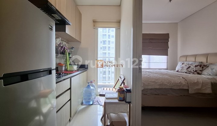 Siap Huni, Fasilitas Kolam Renang, Track Jogging, Lapangan Basket, Gym, Billiard, Sky Garden, Evi Charger Station, Dijual 1BR Madison Park Fully Furnish Dekat Central Park Mall