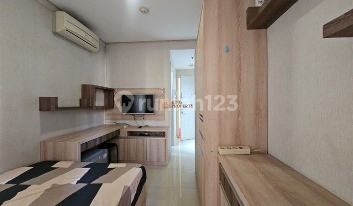 Madison Park Studio for Rent Scandinavian Minimalist Design - Grogol, Near Untar, Trisakti & Central Park, Facilities: Swimming Pool, Jogging Track, Basketball Court, Gym, Billiard, Sky Garden, EV Charger Station.