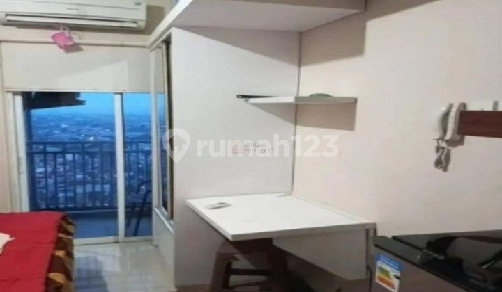 For Sale Studio at Grand Dhika City with Modern Minimalist Design - Closest to East Bekasi Toll Road & LRT, Facilities include Swimming Pool, Gym, Jogging Track, Children's Playground, 24-Hour Security System + CCTV, Sky Garden, and Green Area. 2