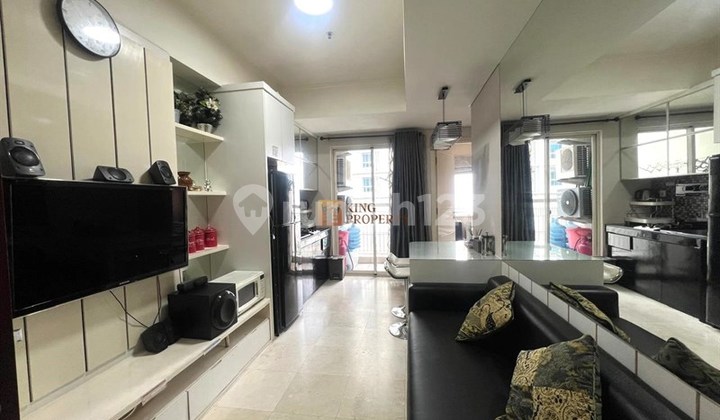 Fully Furnished, Swimming Pool & Kids Pool Facilities, Whirlpool, Sauna & Outdoor Playground, Jogging Track, Squash Court, Tennis Court & Gym, For Rent 2BR Royal Mediterania Garden Tanjung Duren