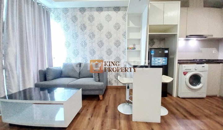 For Rent: Puri Mansion Apartment 3BR Fully Furnished, Direct Access to JORR Toll Road, Facilities: Swimming Pool, Children's Playground, Basketball Court, Tennis Court, Playground, Sports Center, Club House