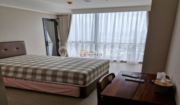 Hot Deal! 1BR Apartemen Menara Jakarta Furnish Lengkap Dekat PRJ Kemayoran,  Fasilitas Lift yang mencapai puncak Menara, Helipad, Mall Mewah, Rooftop Garden, SKY Lounge & Resto, BBQ Area, GYM, Jacuzzi, Playland, Tennis Court