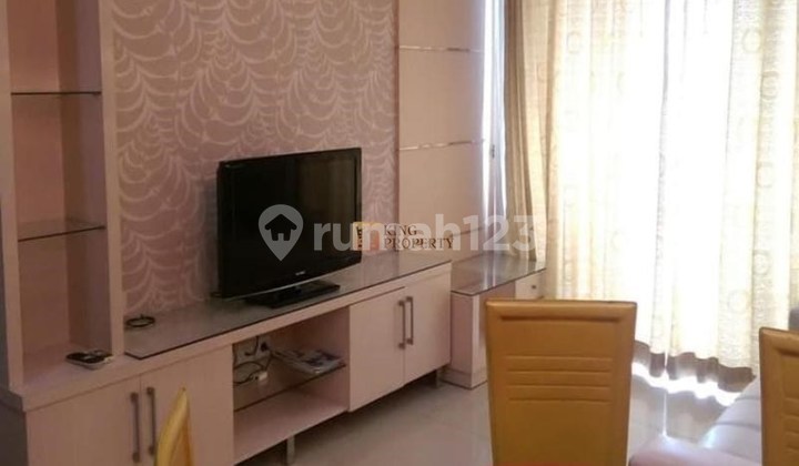 5 Menit ke Bundaran HI, Fasllitas Kolam Renang, GYM, Jogging Track, Lapangan tenis, basket, dan futsal, BBQ, Sauna, Keamanan 24 Jam, Disewa 2BR Thamrin Residence Thamrin City Furnish   2