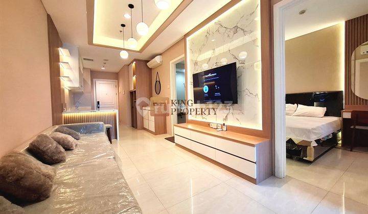 Lantai Hoki 2BR Condominium Grand Madison Gm Full Interior Baru 2