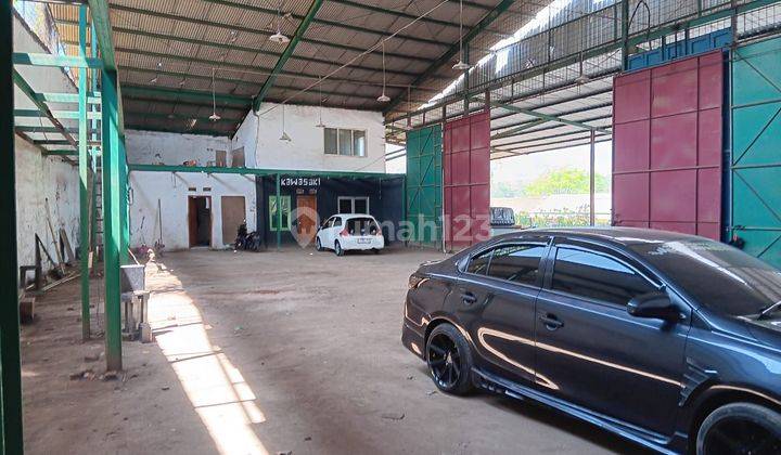 DIJUAL TANAH EX-BENGKEL MOBIL COCOK UTK GUDANG DIPINGGIR JLN RAYA 1