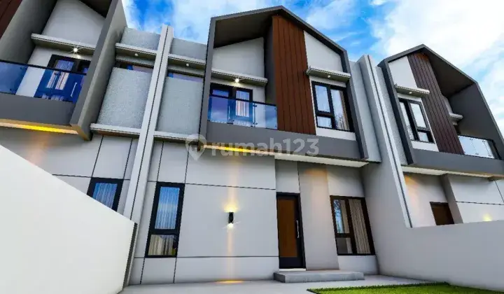 Rumah Cluster Modern 2 Lt Indent di Lingkungan Nyaman 1