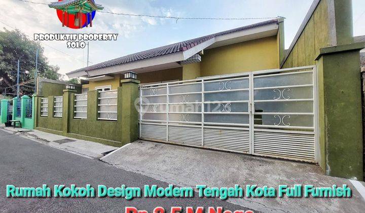 Rumah Kokoh Design Modern Full Furnish Tengah Kota 1