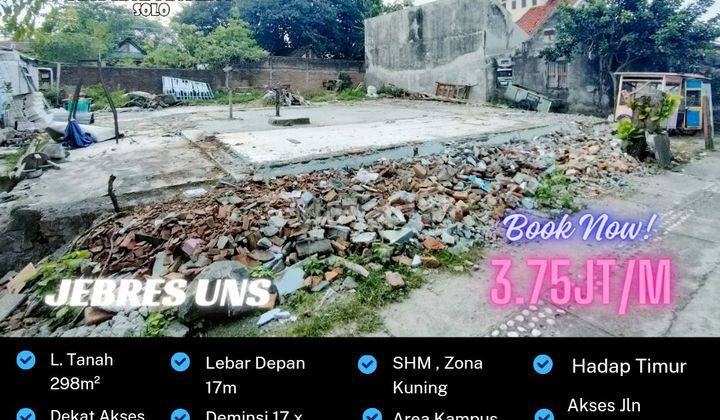 Lahan Pekarangan Dekat Area Kampus Dan Rumah Sakit Solo 2