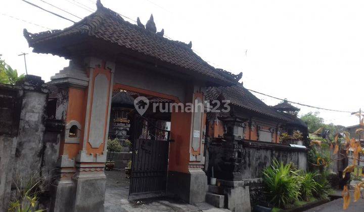TANAH DENGAN BANGUNAN RUMAH BALI DI PUSAT KOTA DENPASAR 1