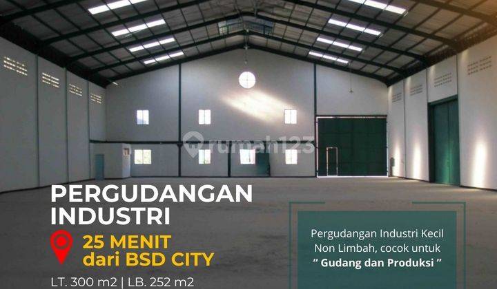 Gudang industri Sigma Kartika Gunung Sindur Serpong  1