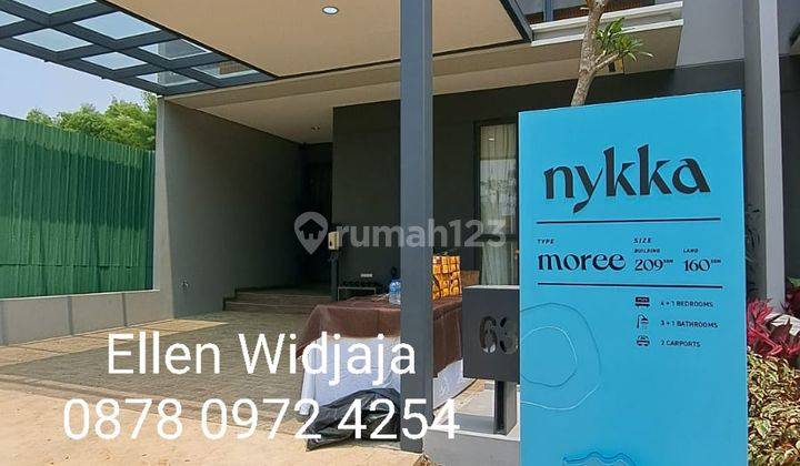 Rumah modern tropis Hook Nykka Alam Sutera tangerang 2