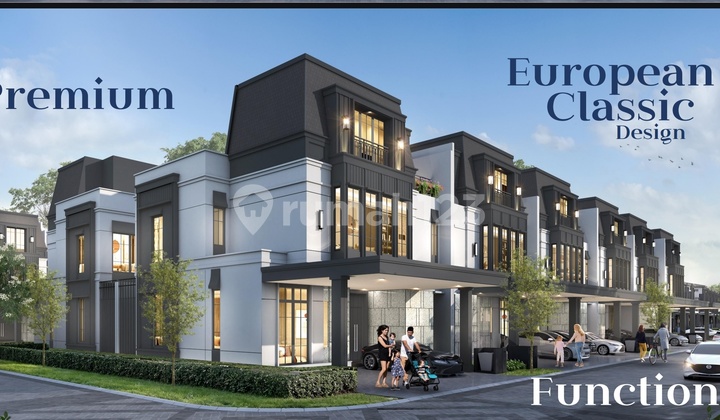 Altadena Gading Serpong classic European two-story house in a premier area. Altadena Gading Serpong classic European two-story house in a premier area.