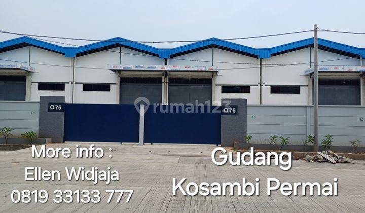 Gudang Industri Kosambi Permai Tangerang Siap Pakai 1