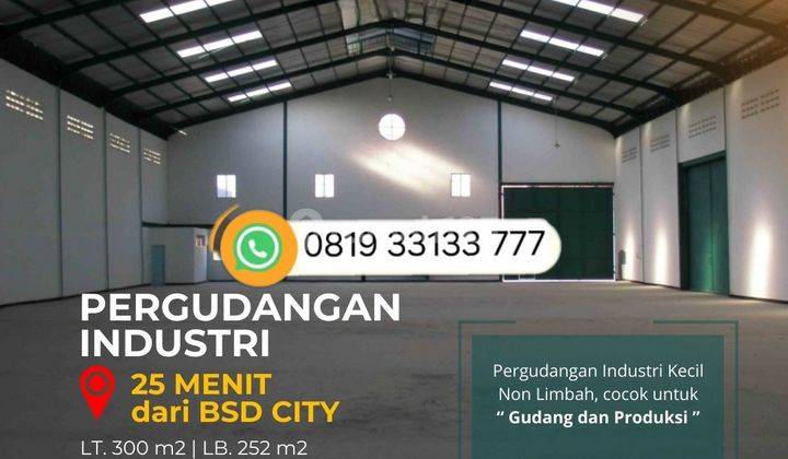 Gudang Sigma Kartika Gunung Sindur Serpong Harga Paling Murah 1