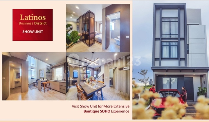 Beli Ruko tanpa dp soho 3 lantai BSD akses mudah tol dan stasiun