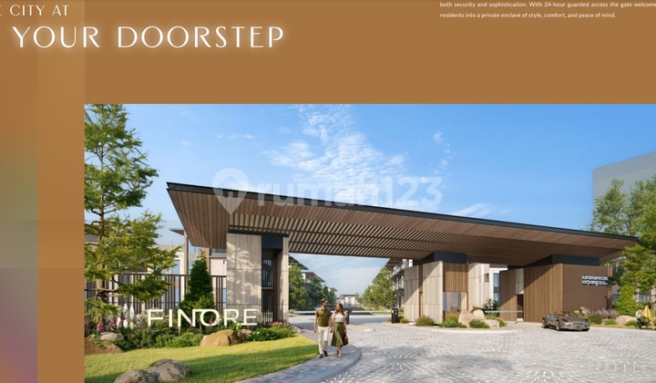 Rumah di Pusat Kota Cluster Finore Summarecon Gading Serpong