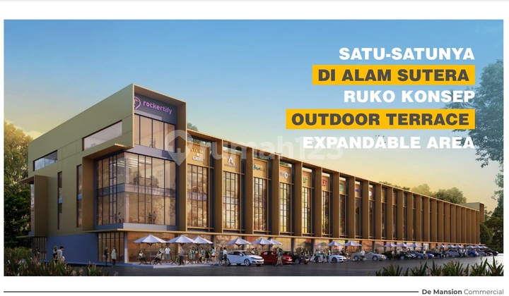 Ruko 3 Lantai De Mansion at Alam Sutera lokasi prime,strategis dan akses mudah