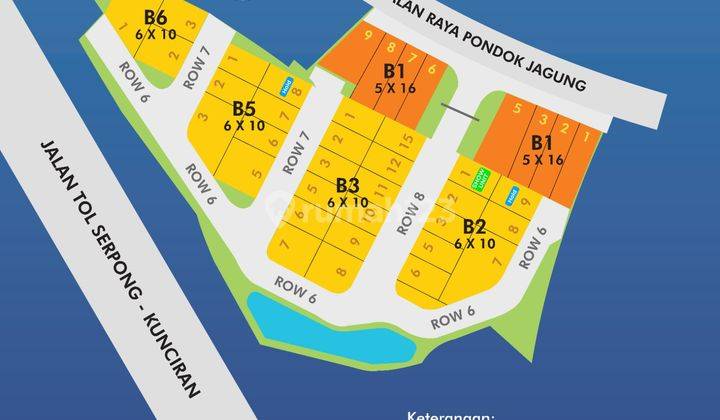 Beryl melati mas Residence pondok Jagung akses mudah 2