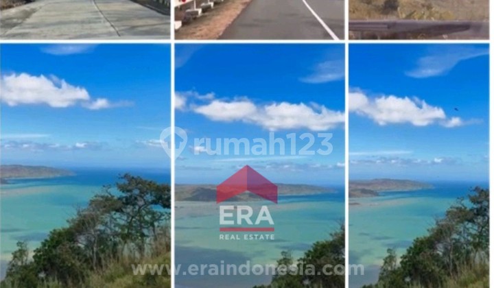 Tanah di bukit Cileutuh Sukabumi Hadap laut GEOPARK pantai kelas Dunia