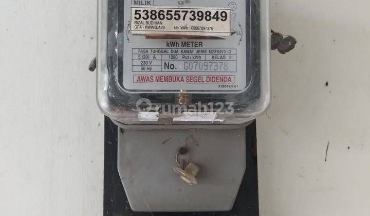 Rumah satu lantai dekat toll 8