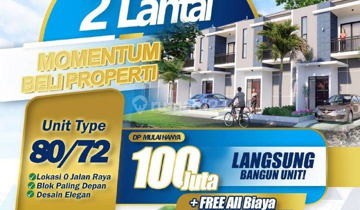 Rumah Murah 2 Lantai Nol Jalan Pakisaji Malang 3