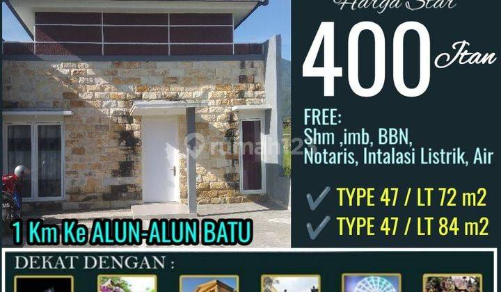 Rumah Villa 1km Dari Alun Alun Kota Batu 1