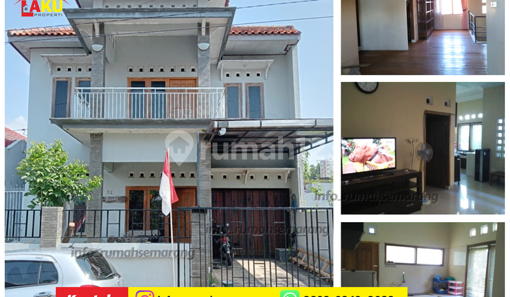 Hunian Mewah di Jl. Taman Arjuna - 2 Lantai, 5 Kamar, Dekat Jalan Raya & Fasilitas Umum Ungaran! 1