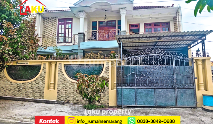 Rumah Kelas Sultan Banyumanik - 600 M² Bangunan, Balkon & Garasi 2