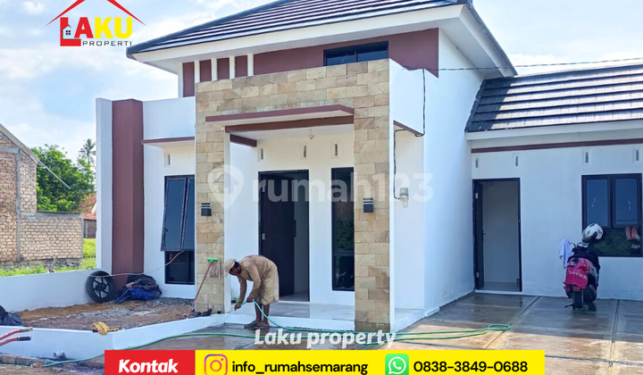 Hanya 2 Menit ke Kampus Unika Bsb! Rumah Baru Type 55/120 Siap Huni, Jalan Lebar & Strategis