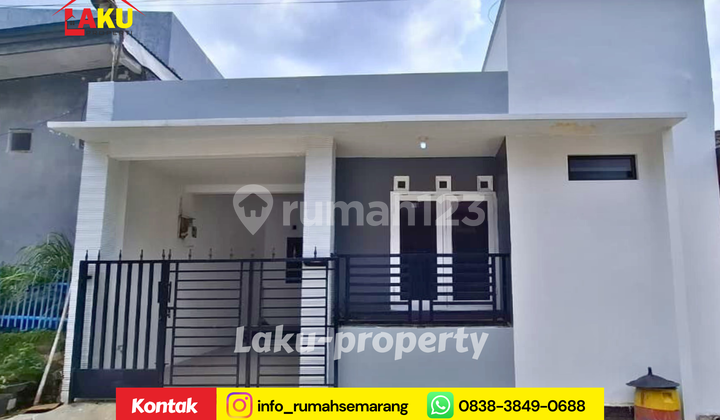 Dijual Cepat! Rumah Siap Huni 1,5 Lantai Lokasi Strategis Dekat Kantor Bpkri Banyumanik - Sertifikat SHM On Hand! 1