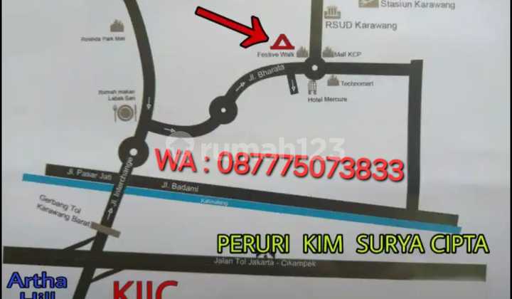 Rumah 2.5 Lantai Perumnas di Karawang 2