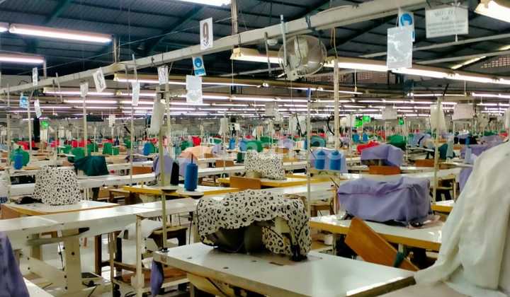 Dijual Pabrik Garmen Aktif lokasi strategis di Baleendah Bandung