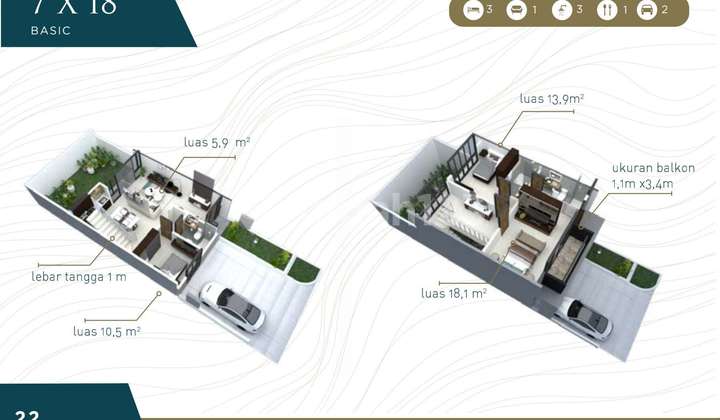 Rumah Mewah Makassar CitraLand City Losari type 166/9×18 10