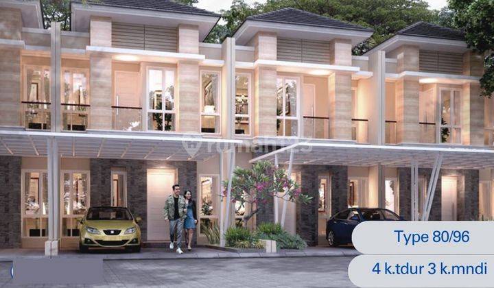 Rumah 2 Lantai Hertasning Makassar System Cluster 1