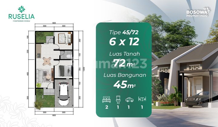 Rumah Dataran Hijau Antang Kota Makassar 2