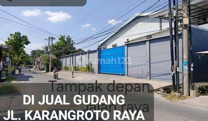 DIJUAL GUDANG 2LT KARANGROTO SMG TIMUR LT.2168 1