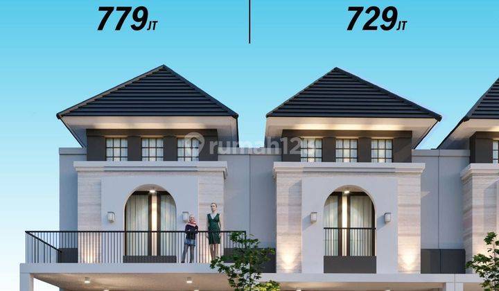 DE VILLA TOWNHOUSE KEDUNGMUNDU 2LT TYPE 72  700JT AN 1