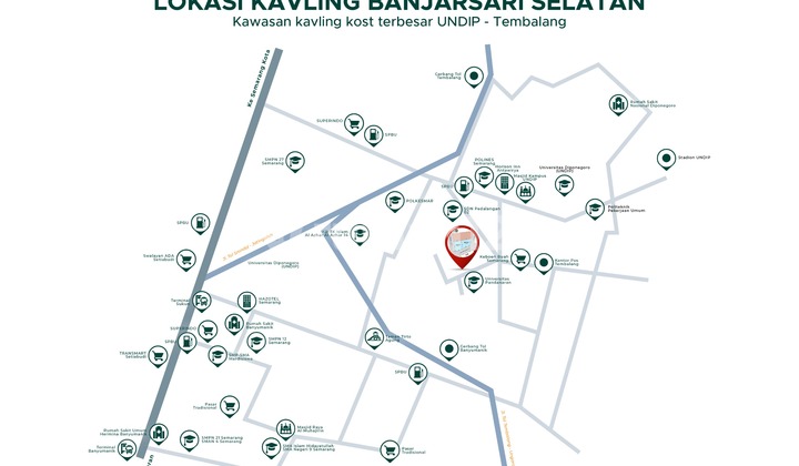 Kavling Tembalang Cocok Untuk Usaha Kos Atau Rumah
