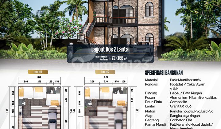 Kos Inden Bangun Mulawarman Undip Tembalang Ada Yg 1lt Atau 2lt Mulai 600jt An